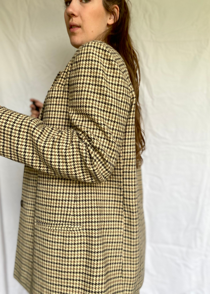 Geruiten dames blazer - maat L
