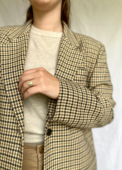 Geruiten dames blazer - maat L
