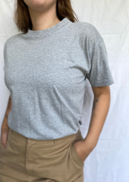 Grijs dames katoenen shirt - maat M/L