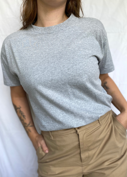 Grijs dames katoenen shirt - maat M/L