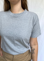 Grijs dames katoenen shirt - maat M/L