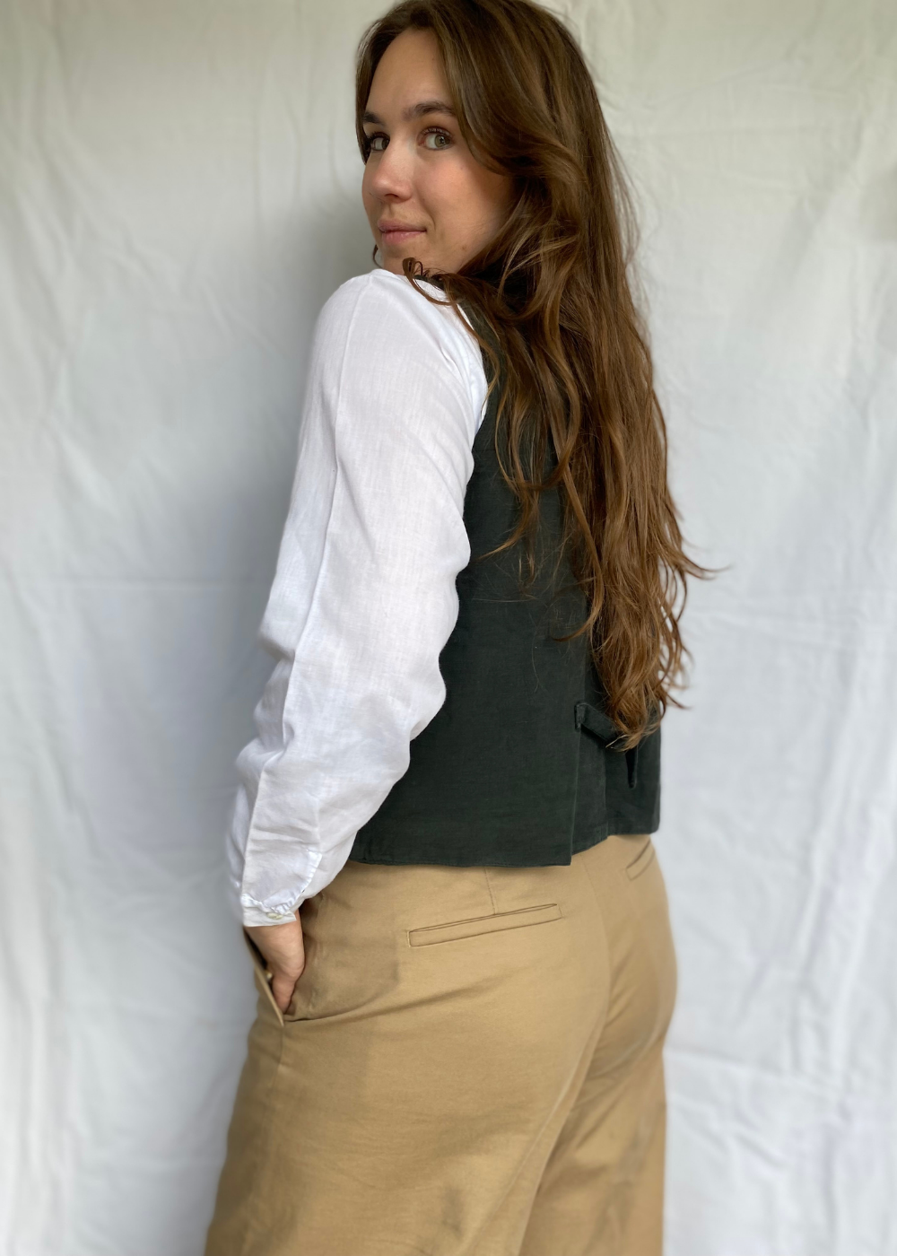 Zwart boho style dames gilet - maat S tot L