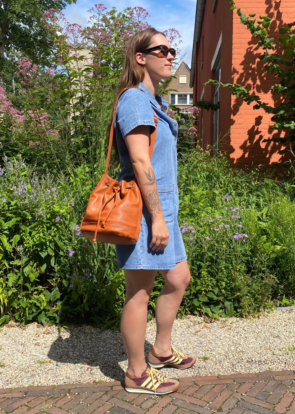 Lichtbruine bucket bag