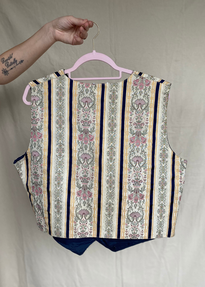 Bloemen gilet - maat L/XL