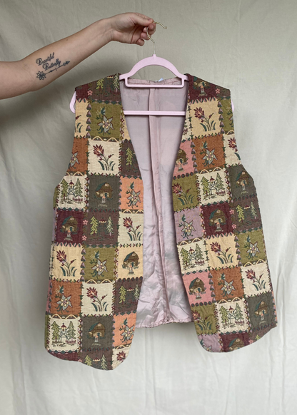 Geweven gilet - maat L/XL/XXL