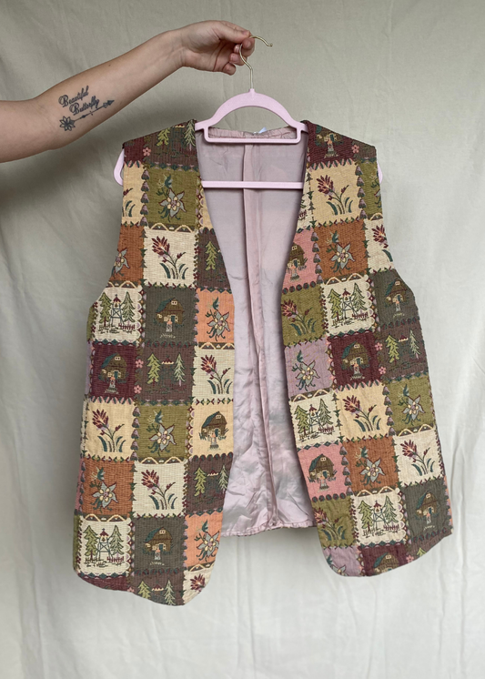 Geweven gilet - maat L/XL/XXL