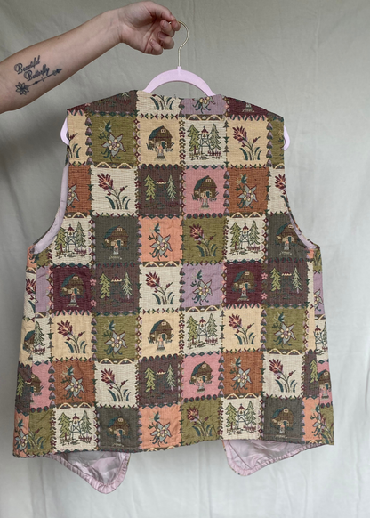 Geweven gilet - maat L/XL/XXL