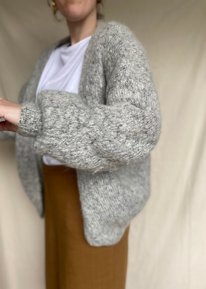 Grijs wollen vest - maat M tot XL