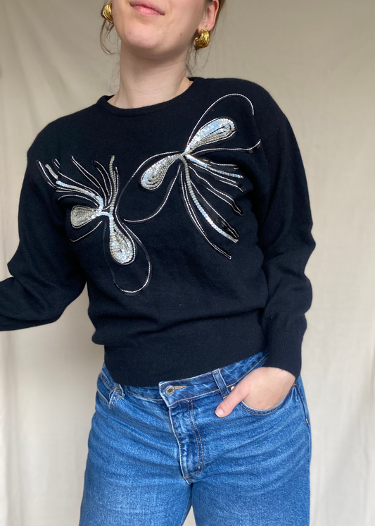 Zachte 100% wollen trui - maat S/M