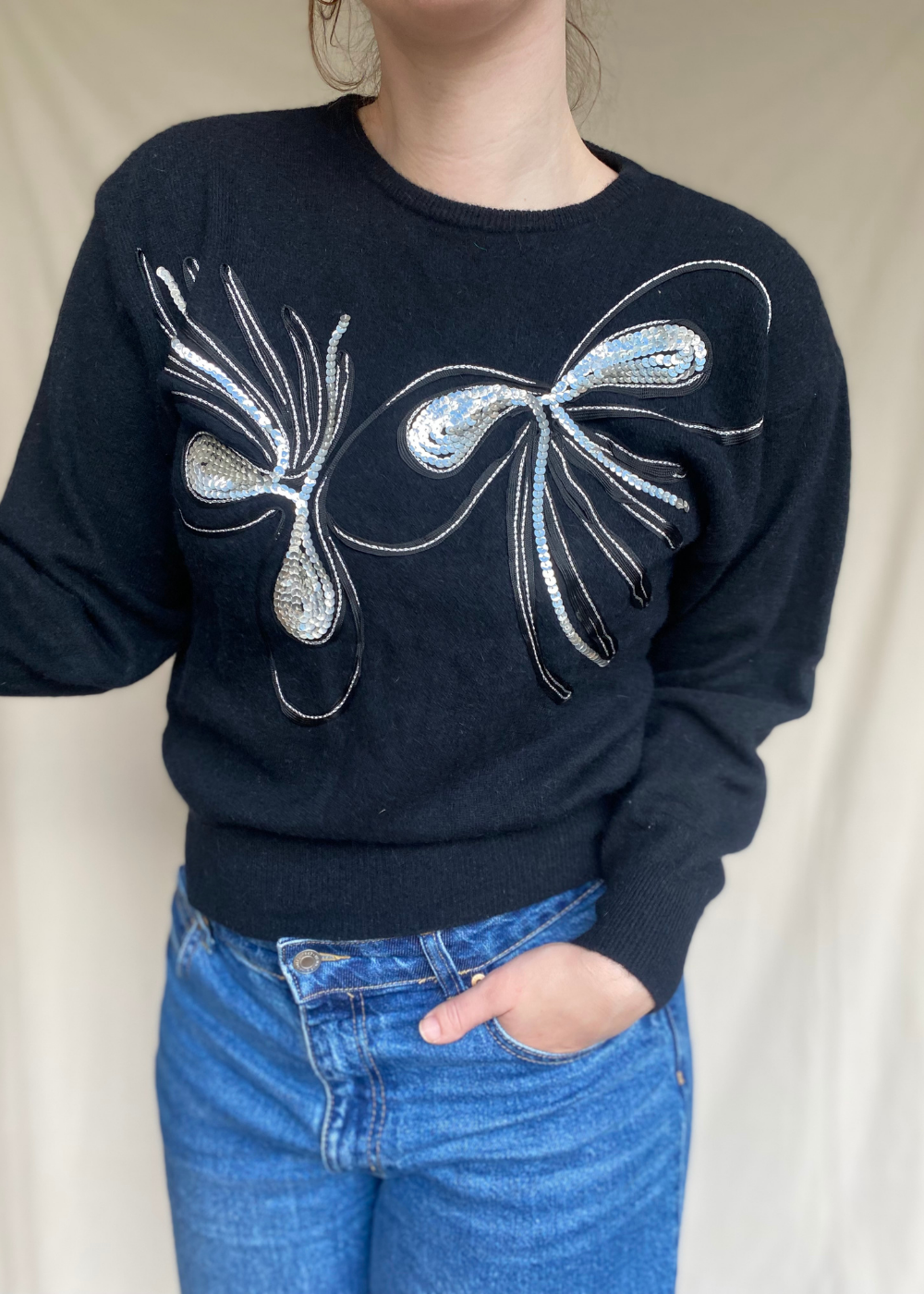 Zachte 100% wollen trui - maat S/M