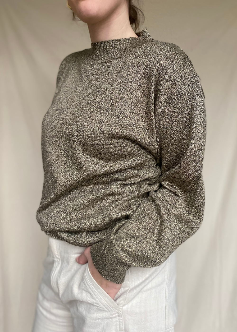 Gouden top - maat L/XL