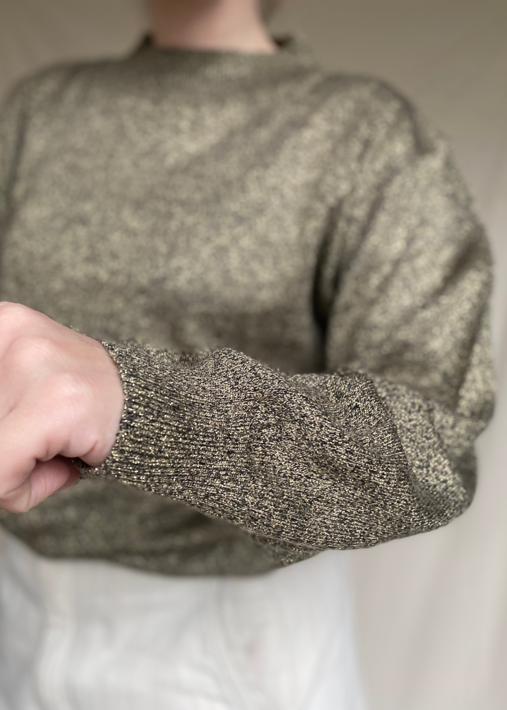 Gouden top - maat L/XL