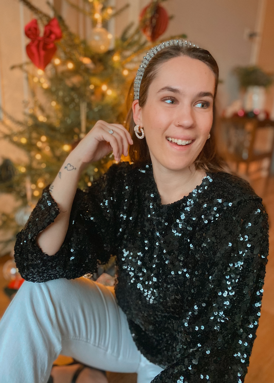 Glitter trui - maat M/L