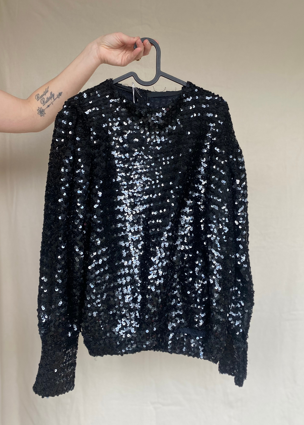Glitter trui - maat M/L