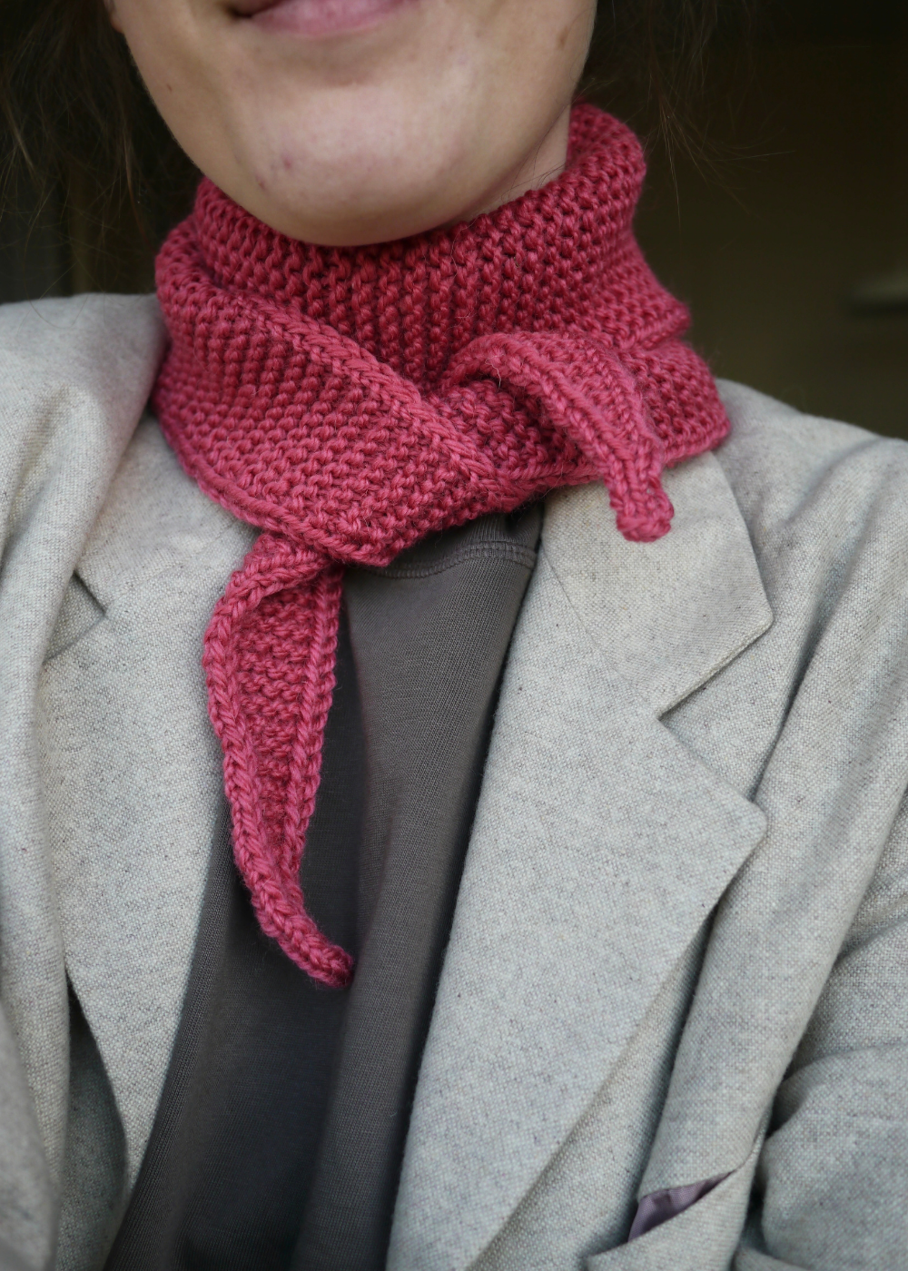 Roze sjaal