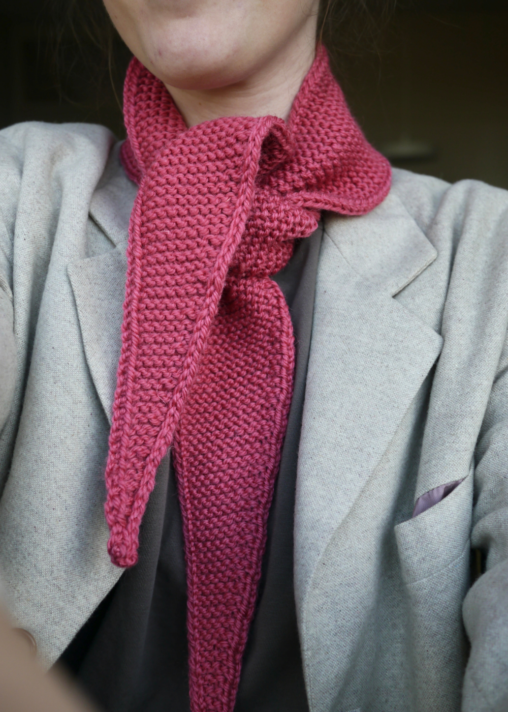 Roze sjaal