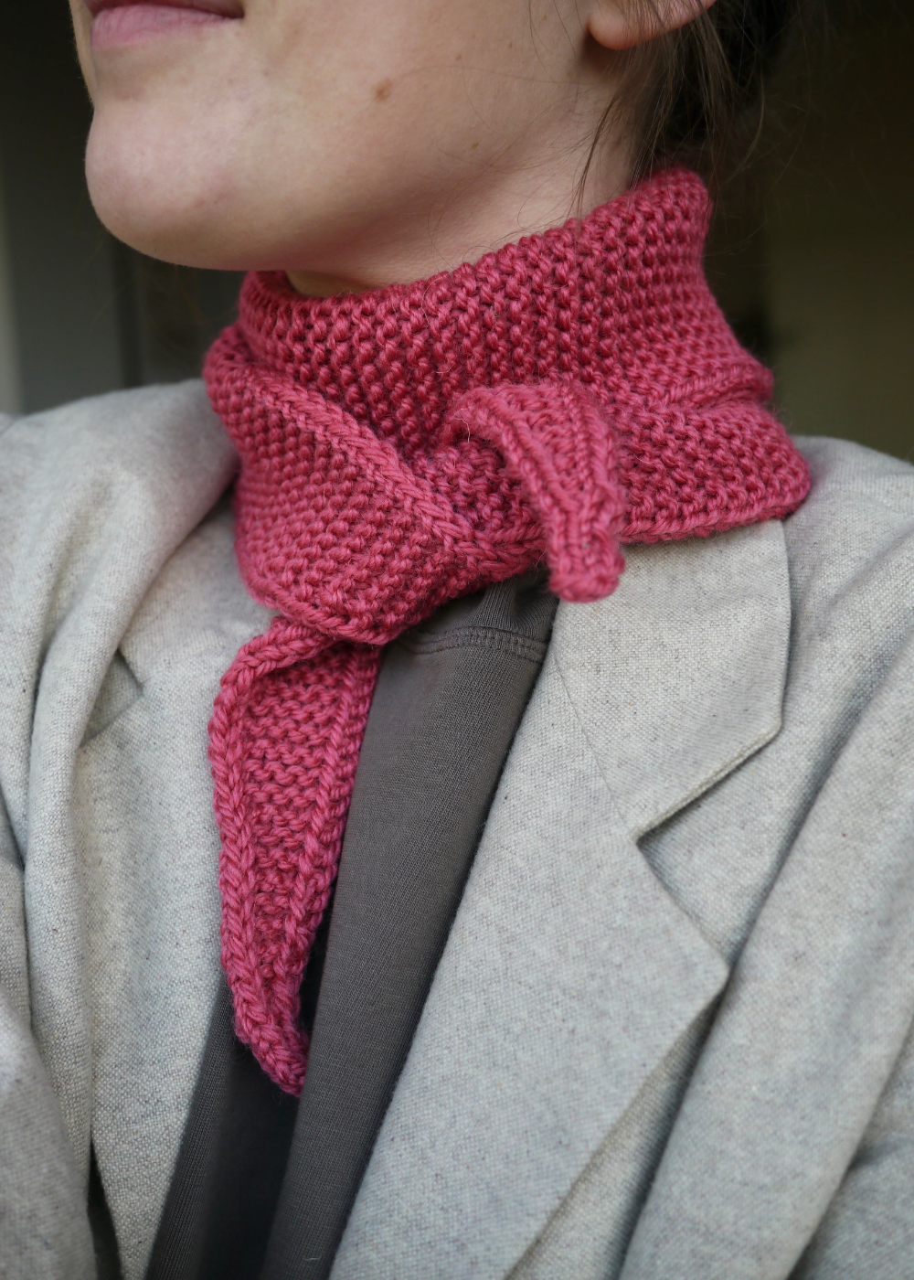 Roze sjaal