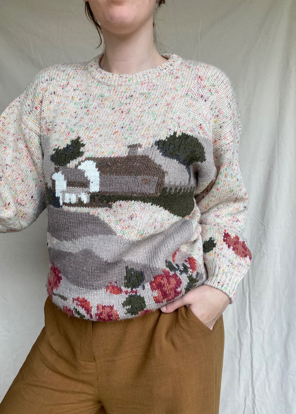 Gebreide trui - maat L