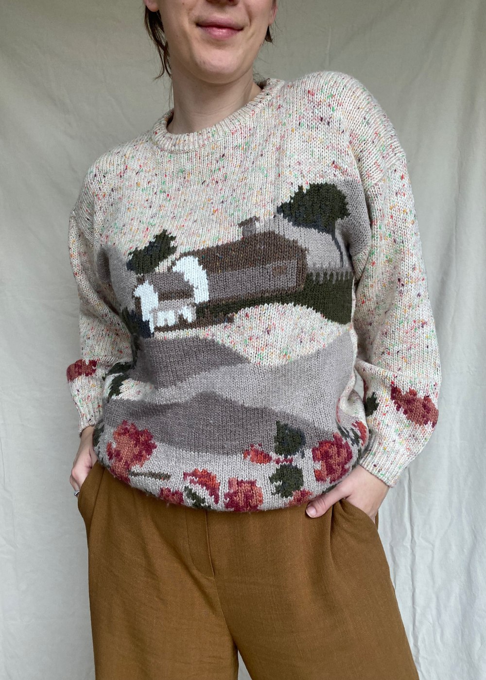 Gebreide trui - maat L