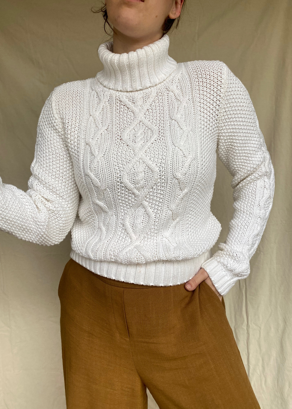 Ralph Lauren kabel trui - maat M/L