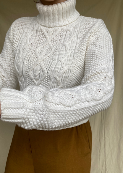 Ralph Lauren kabel trui - maat M/L