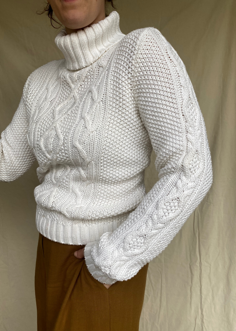 Ralph Lauren kabel trui - maat M/L