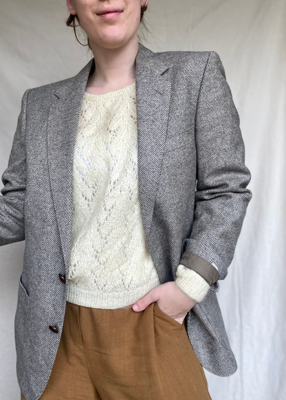 Grijze blazer - maat L/XL