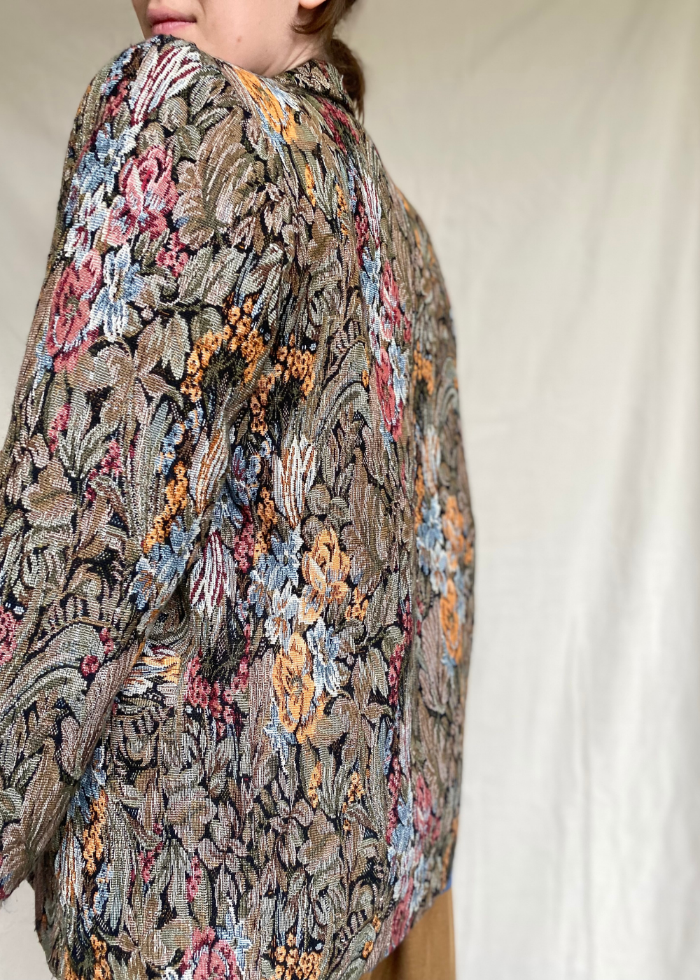 Geweven blazer - maat L/XL