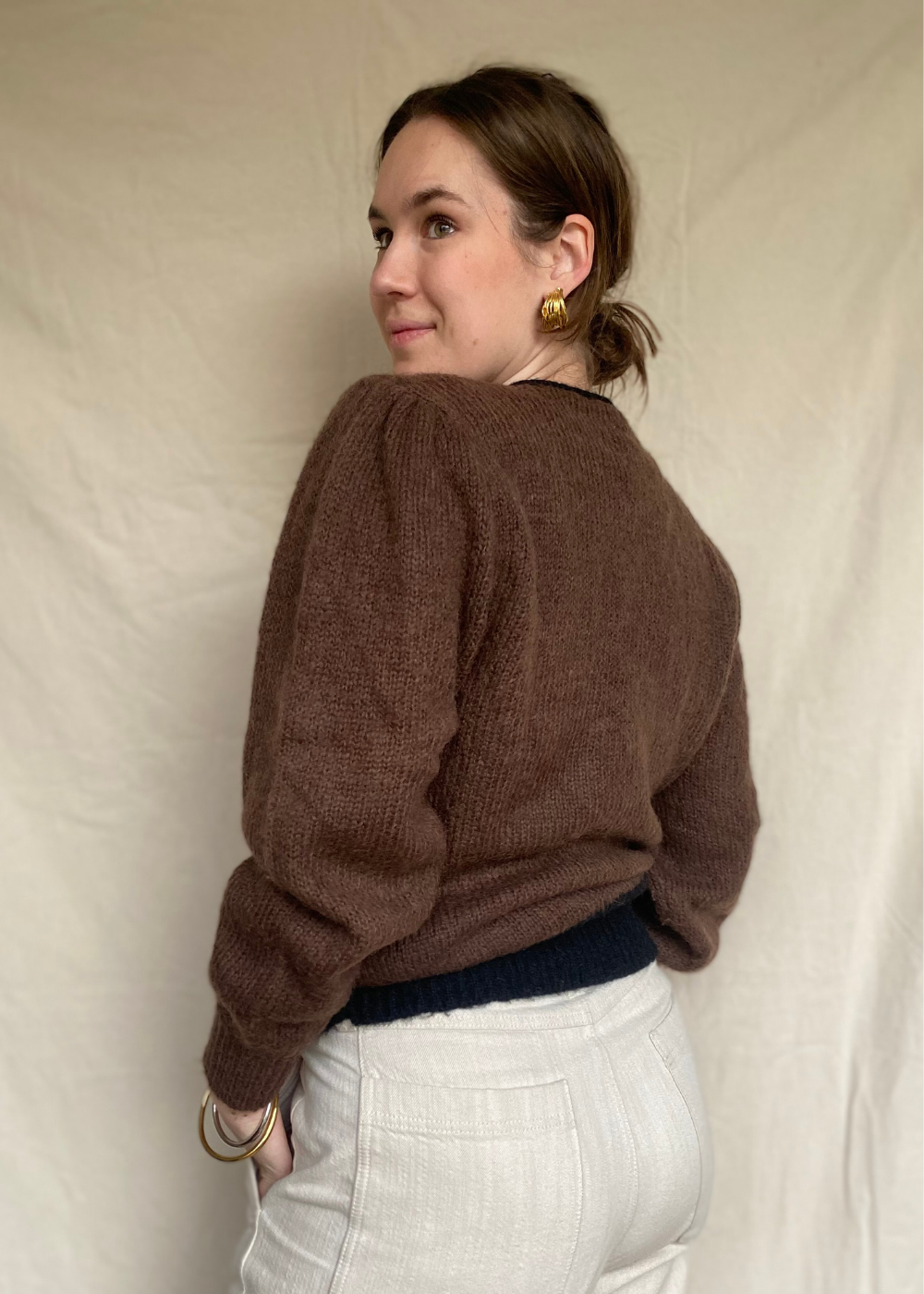 Bruin vest - maat M/L