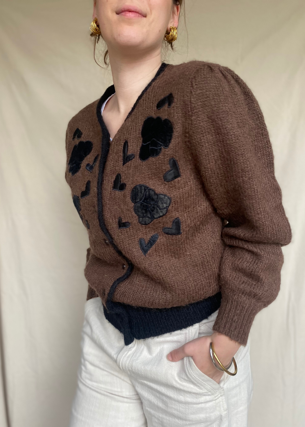 Bruin vest - maat M/L