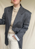 Klassieke grijze blazer - maat L/XL