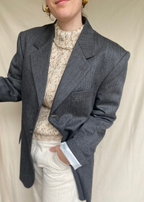 Klassieke grijze blazer - maat L/XL