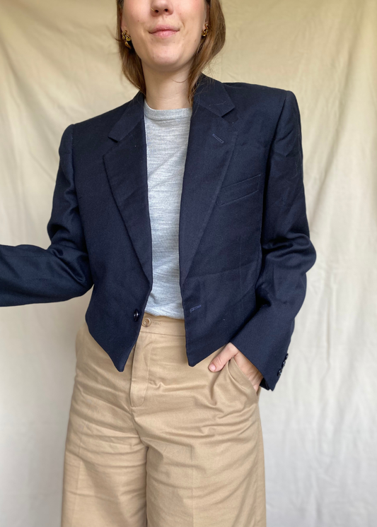Remade blazer donkerblauw - maat M/L