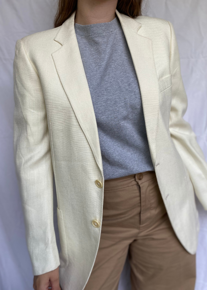Katoen/linnen dames blazer - maat M/L