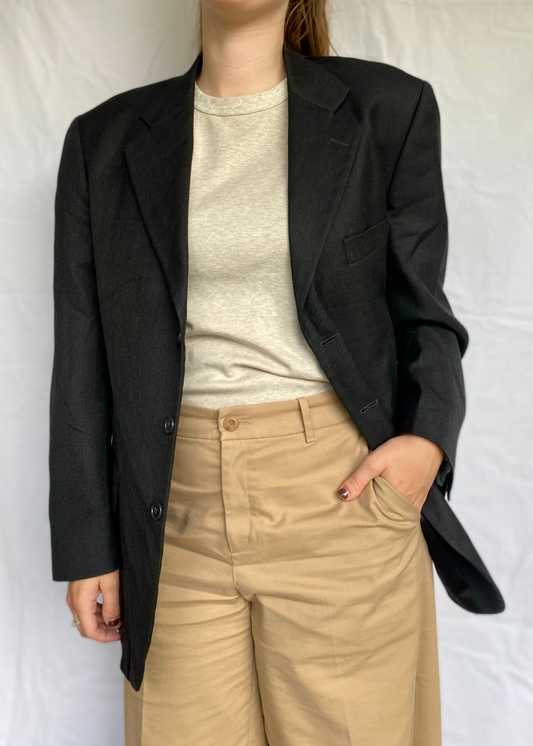 Dames zwarte blazer - maat L/XL