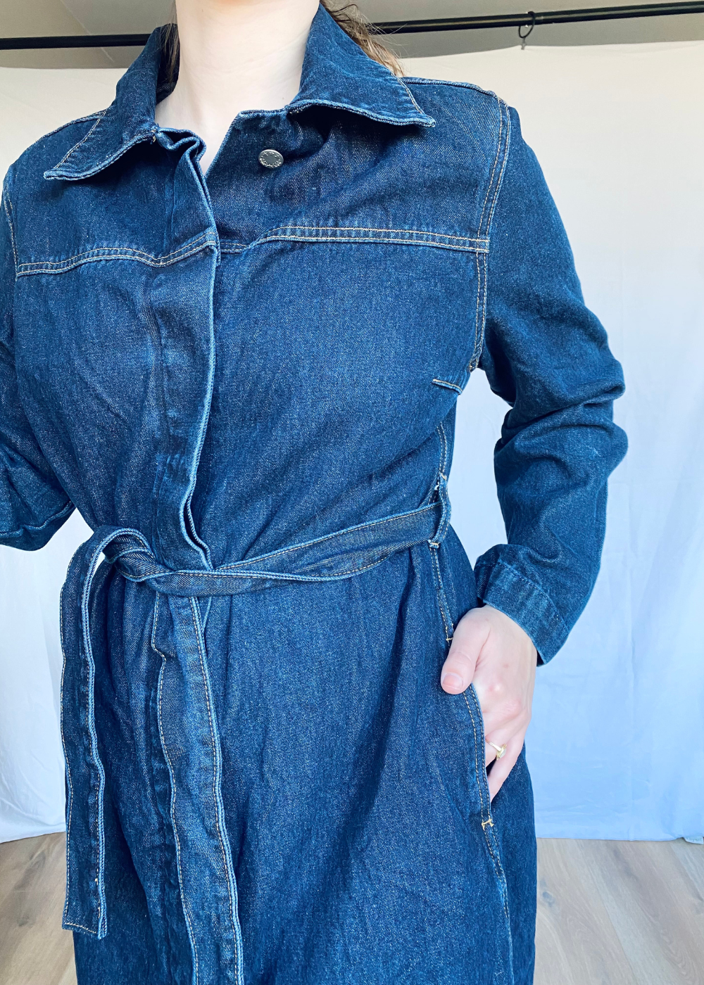 Denim jurk - m/l