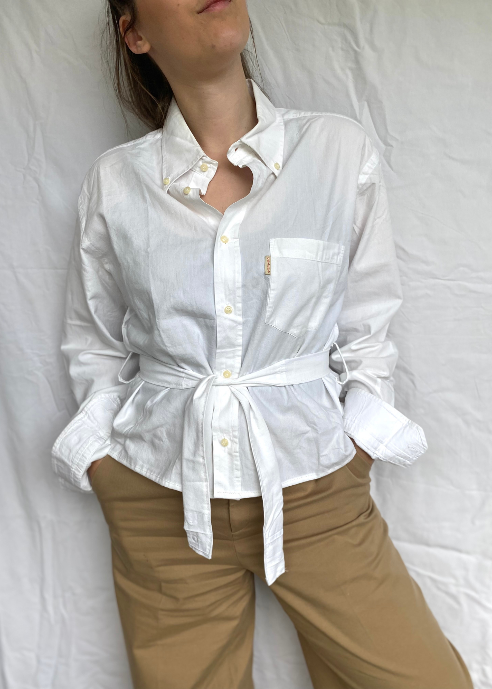 Remade - witte blouse - maat L/XL/XXL